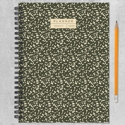 2025 Classic Composition Medium Weekly Monthly Planner