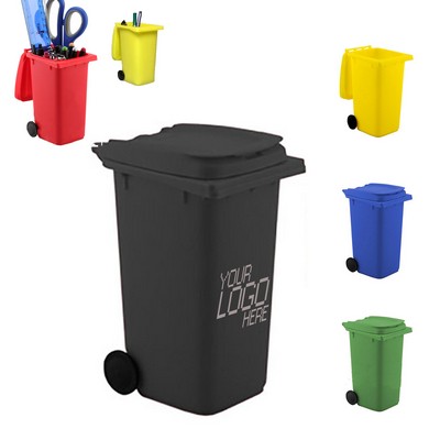 Mini Garbage Trash Pen Holder