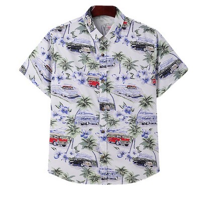 Cotton Short Sleeve Button Downs