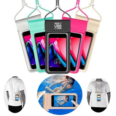 Portable Transparent Wet Bag Universal Waterproof Phone Pouch with Touch Screen Access