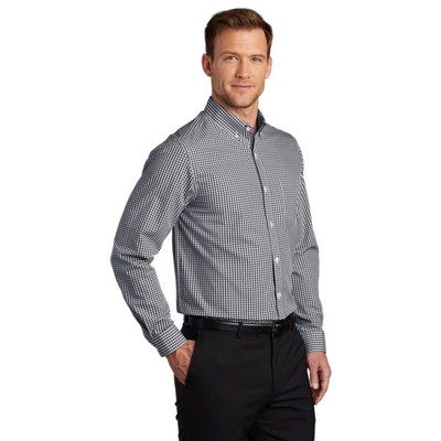 Port Authority Broadcloth Gingham Easy Care Shirt