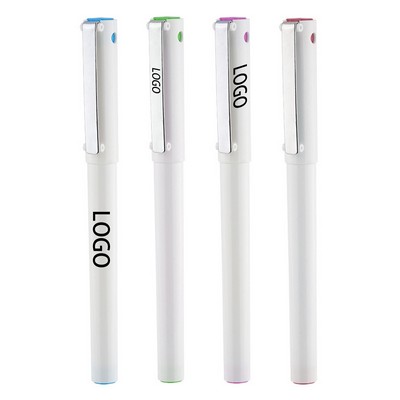 White Advertising Neutral Pen