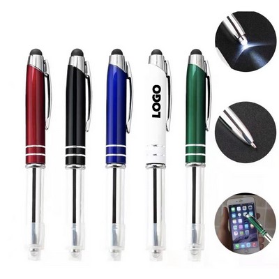 Stylus Pen With LED Flashlight