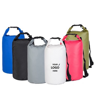 Floating 10L Waterproof Dry Bag with Shoulder Strap