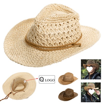 Adult Cowboy Straw Hat