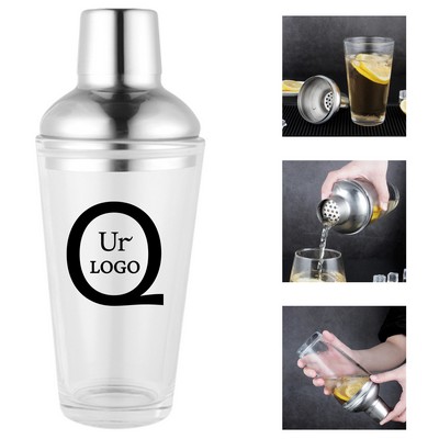 13.5 Oz Clear Cocktail Shaker