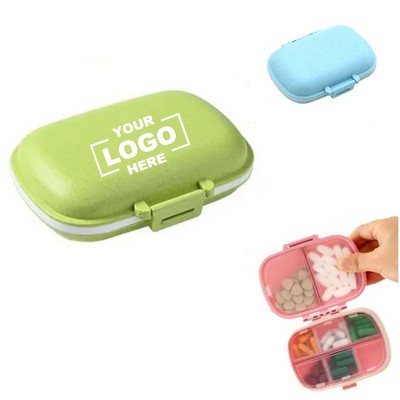 8 Compartments Travel Pill Organizer