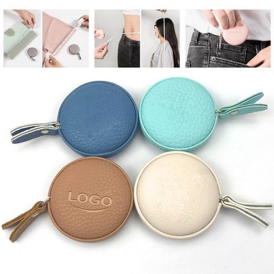 Compact PU Leather Tape Measure