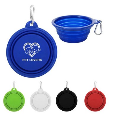 Collapsible Silicone Dog Bowl