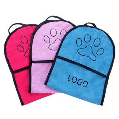 Ultra-Absorbent Microfiber Pet Towel