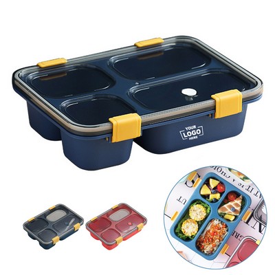 4-Compartment Meal Prep Bento Box with Lids