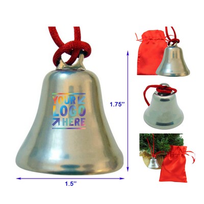 Steel Metal Bell Keepsake Decoration Wonderful Life Christmas Ornament Bell