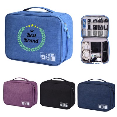 Electronics Cable Organizer Bag