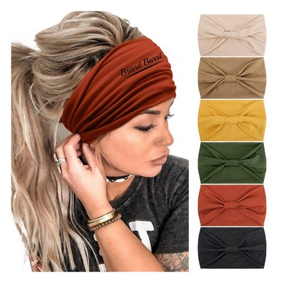 African Boho Wide Hairband