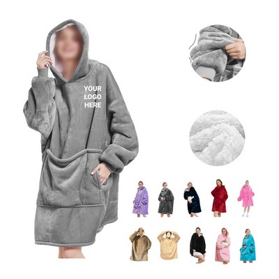 Oversized Blanket Hoodie Sweatshirt