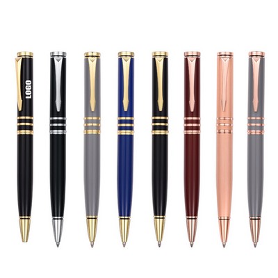 Colorful Business Executive Twist Metal Pen