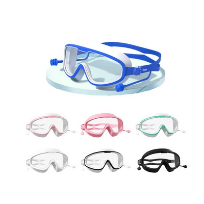 Adult Swim Goggles With Integrated Earplugs