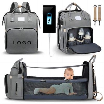 Large Capacity Foldable Baby Bag