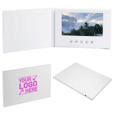 7" 256M Video Greeting Card and Brochure for Anniversary Portable Digital Brochure for Invitation