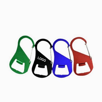 Aluminium Alloy Carabiner with Bottle Opener