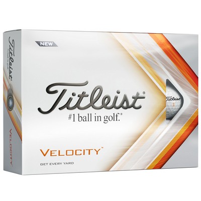 Titleist Velocity White 2022 Golf Balls - 1 Dozen