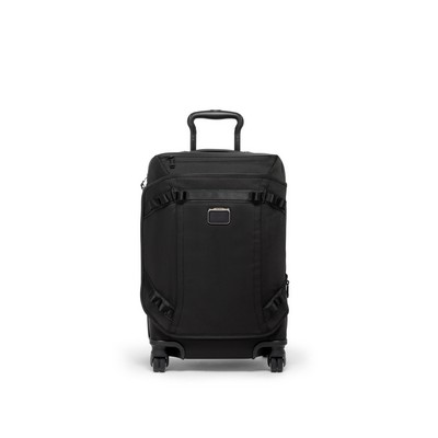 Tumi Alpha Bravo International Front Lid Expandable 4 Wheeled Carry On Luggage - Black