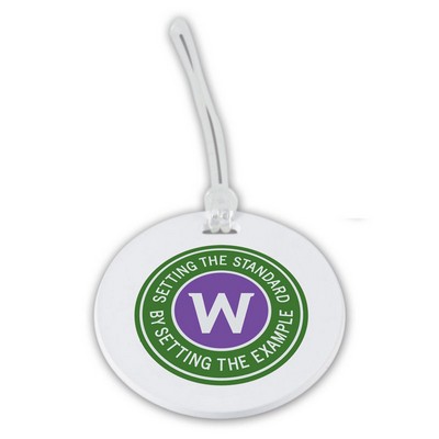 Round Luggage Tag