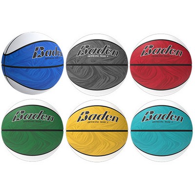 Basketball - Rubber, Official Size (9.5" Dia/29.5" Cir) 6 Colors!