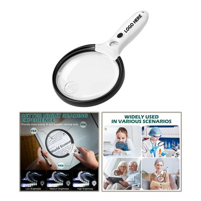 12 LED Magnifying Glass