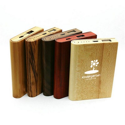 5000mAh Bamboo Power Bank