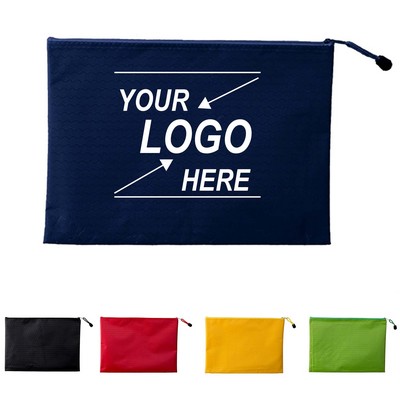 Durable A4 Zipper File Bag