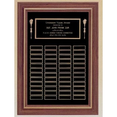 Perpetual Series 36 Plate Plaque w/ Black Velour Background (18"x25")