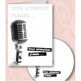 Your Attention Please Announcement Greeting Card