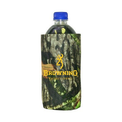 Mossy Oak or Realtree Camo Premium Collapsible Bottle Bag Insulators