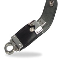 Flash Memory Drive V2.0 w/Leather Sheath