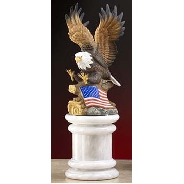 19" Freedom Hand Painted Porcelain Eagle Award