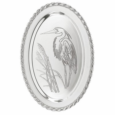 Large Oval Heron Tray