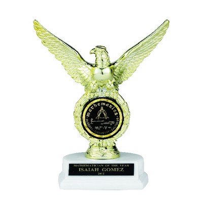 8" Eagle Trophy w/White Base