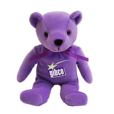 Custom Plush Purple Bear