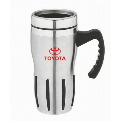 16 Oz. Stainless Steel Body Travel Mug