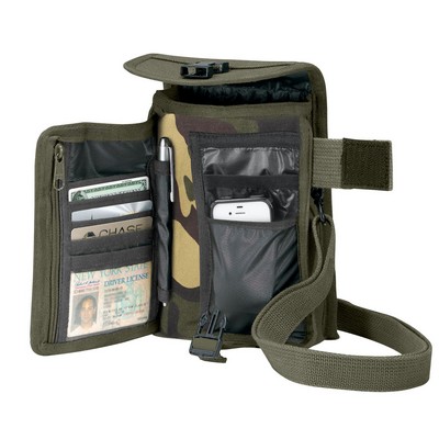 Woodland Camo Travel Portfolio Bag