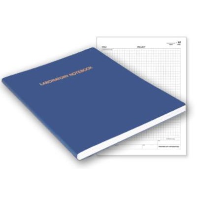 Large Economy Scientific Grid / 96 Page Notebook