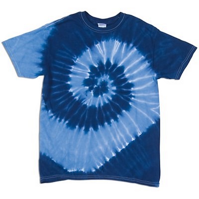 Dyenomite Youth Tonal Spiral Swirl Short Sleeve T-Shirt