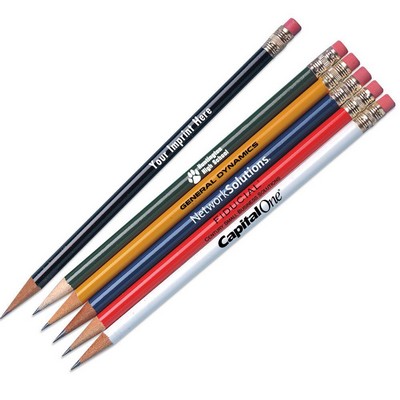 #2 Standard Solid Color Pencils - Personalized