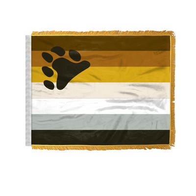 Bear Pride Antenna Flag 4"X6"