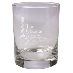 14 Oz. Double Old Fashioned Glass 4 color process available for an up charge