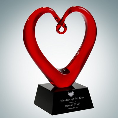 Art Glass The Whole Heart Award