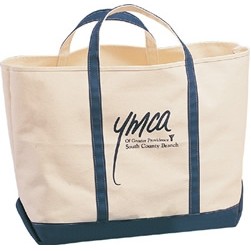 18 Oz. Natural Canvas Boat Tote Bag (28"x16"x10")