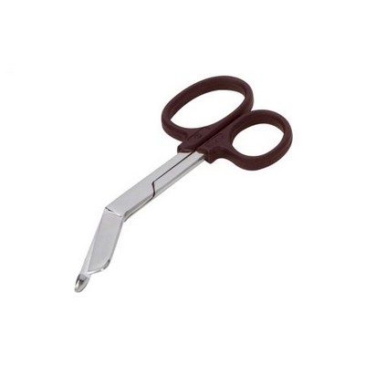 Burgundy Red 5 1/2" Listerette Bandage Scissors