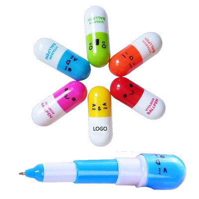 Cute Capsule Shape Stretchy Pen